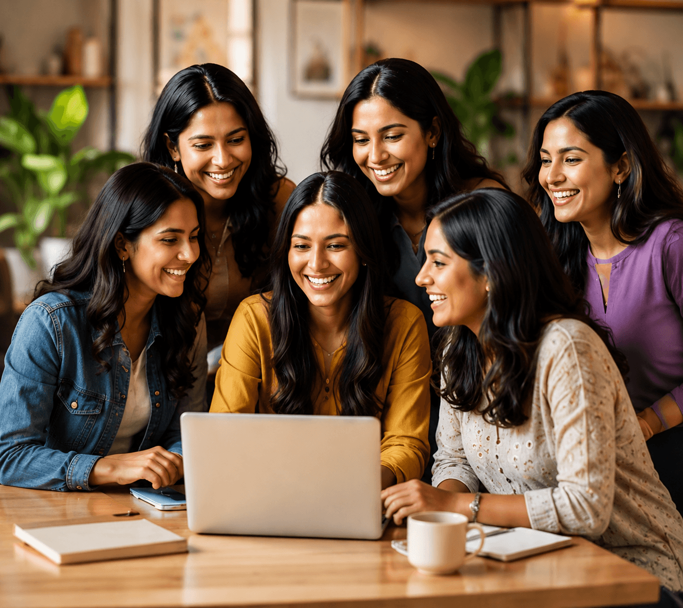 Women collaborating
